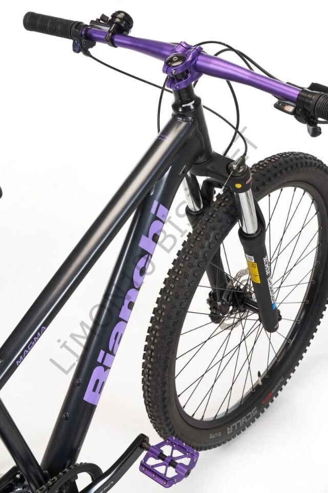 27.5 Bianchi Magma 27.X Essa 8v H.Disk Fren Dağ Bisikleti 38cm - Siyah-Mor