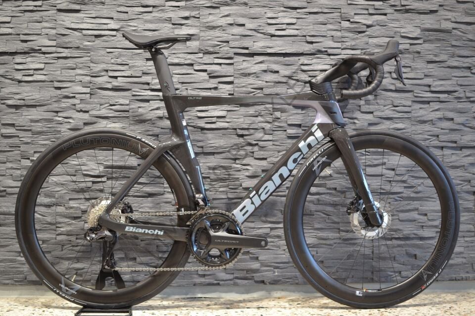 Bianchi OLTRE PRO - Shimano Ultegra DI2 12V - Ultegra C60 Siyah Celeste (55cm)