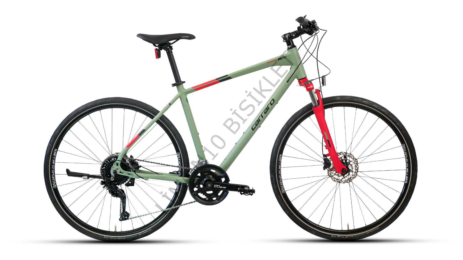 SPORTIVE 227C 28'' 18-V HD (51CM) MAT LİME YEŞİL-KOYU YEŞİL-KAHVE