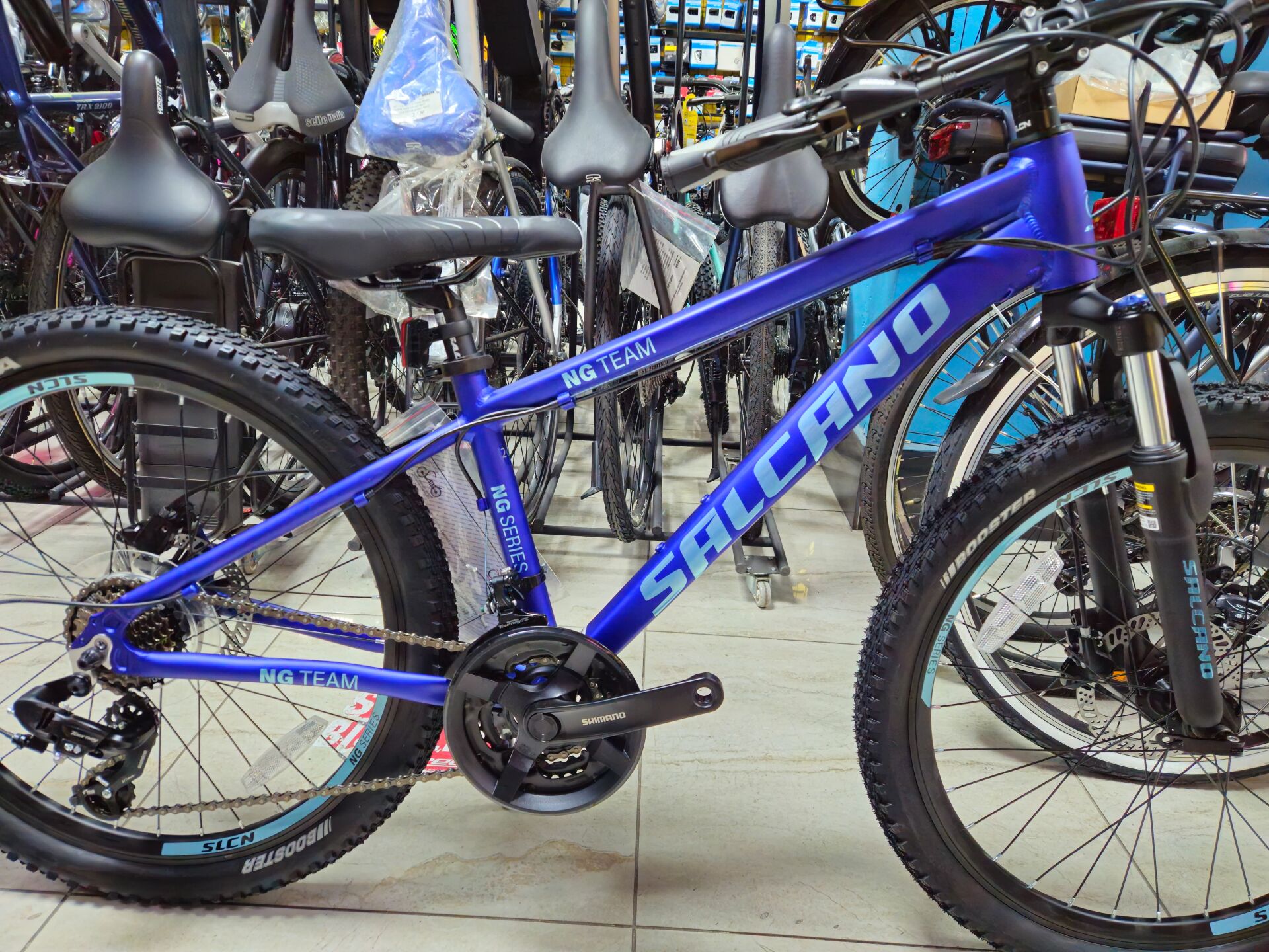 NG TEAM 200 27,5 Jant 24 Vites HD (GECE MAVİSİ-MAVİ)