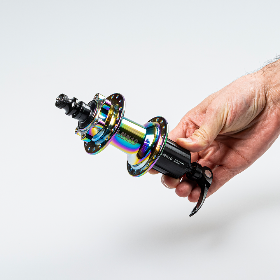 Rainbow Sesli Göbek Ön-Arka  Set LMN10 32 Delik QR-Sokma Mil