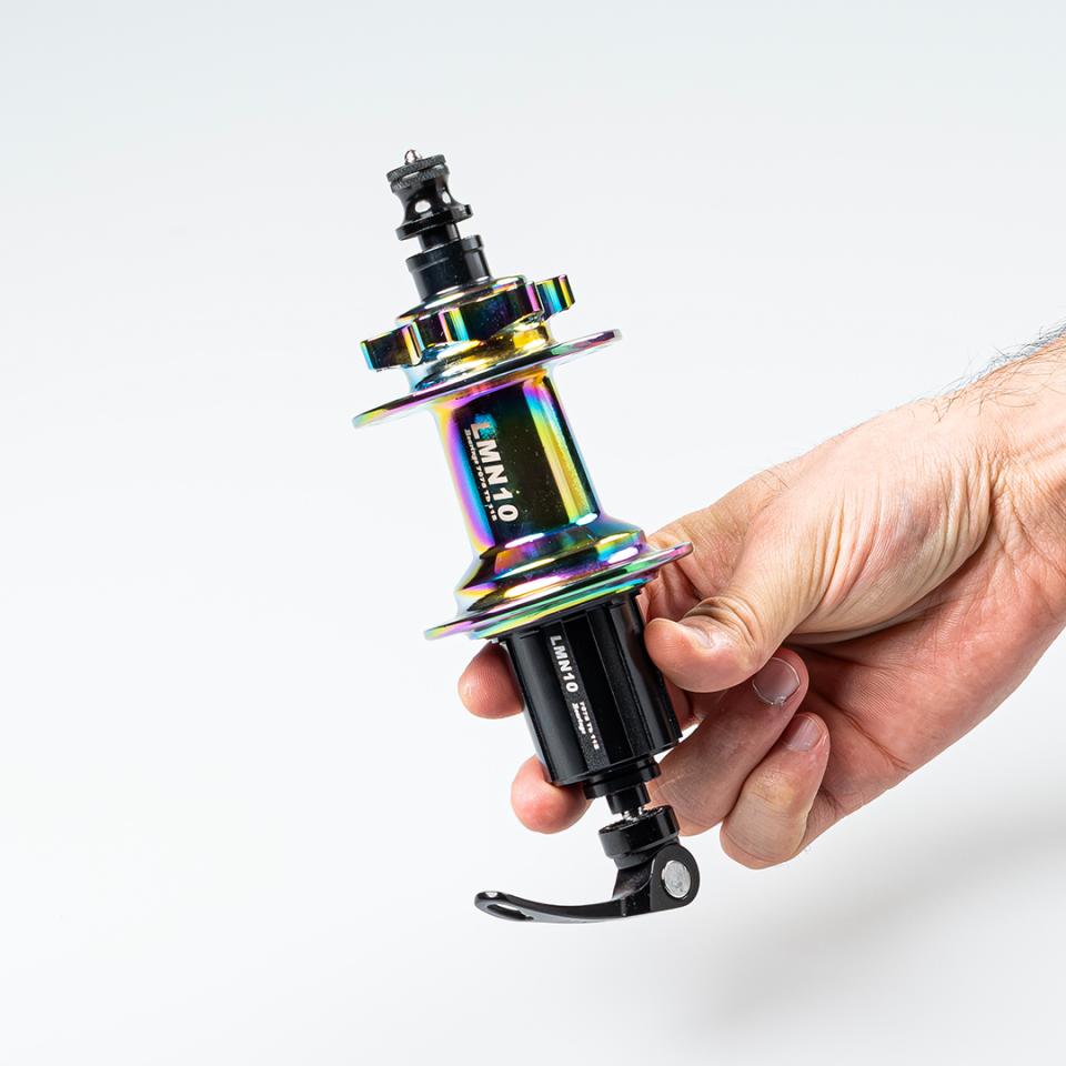 Rainbow Sesli Göbek Ön-Arka  Set LMN10 32 Delik QR-Sokma Mil