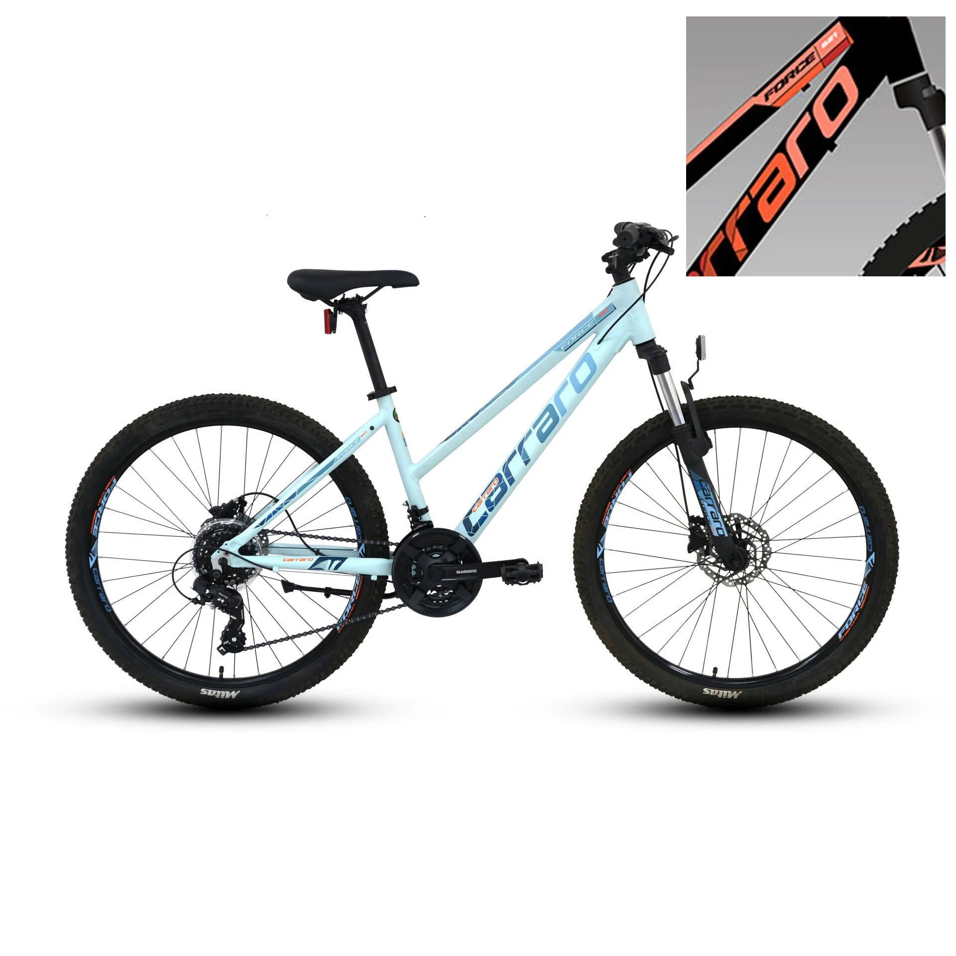 FORCE 621 26 JANT 21-V HD (MAT SİYAH-FUSYA-MERCAN)