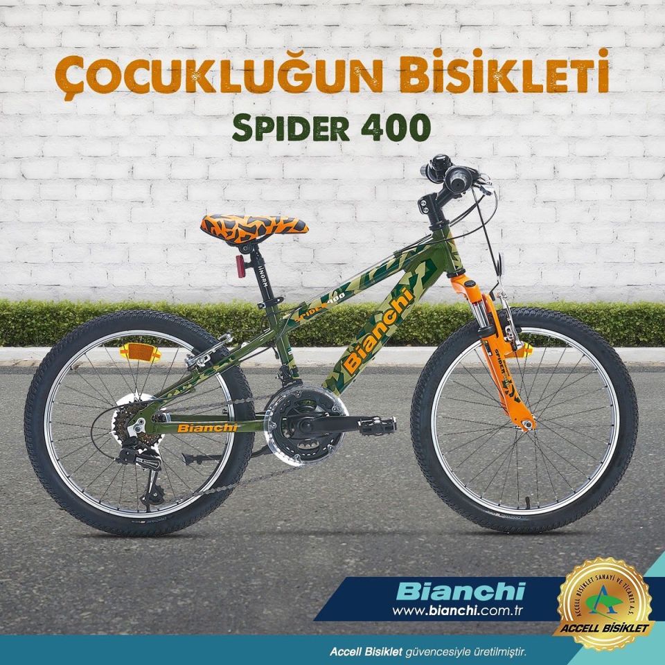 Bianchi Spider 400 20 Jant Çocuk Bisikleti