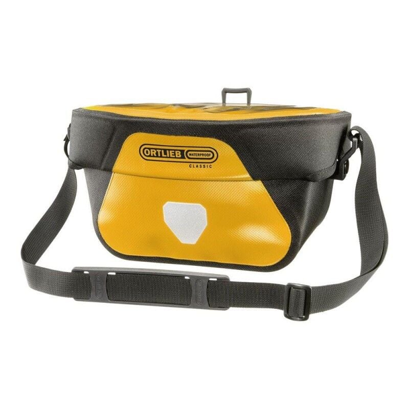 Ortlieb F3615 Ultimate Six Classıc Gidon Çantası 5L Sarı Siyah