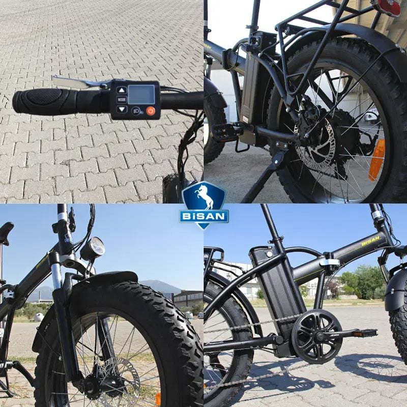 E-Folding F2 Bisan Elektrikli Bisiklet 1x7 Vites