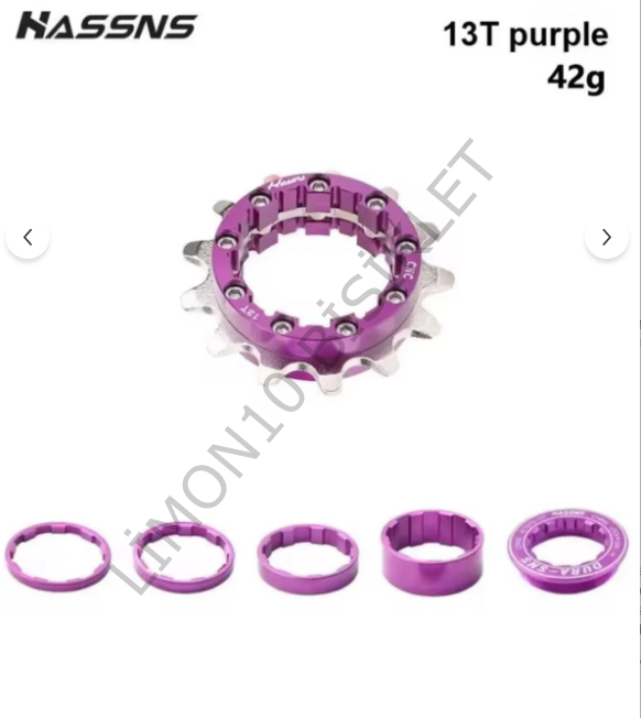 Hassns Singe Speed ​​Dönüşüm Kiti Lock 13T Dişli