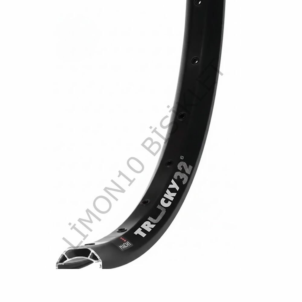 27.5 TRUCKY 32, 32 Delik, Siyah, Disk, Yüzüklü  Mach1 Jant Çemberi