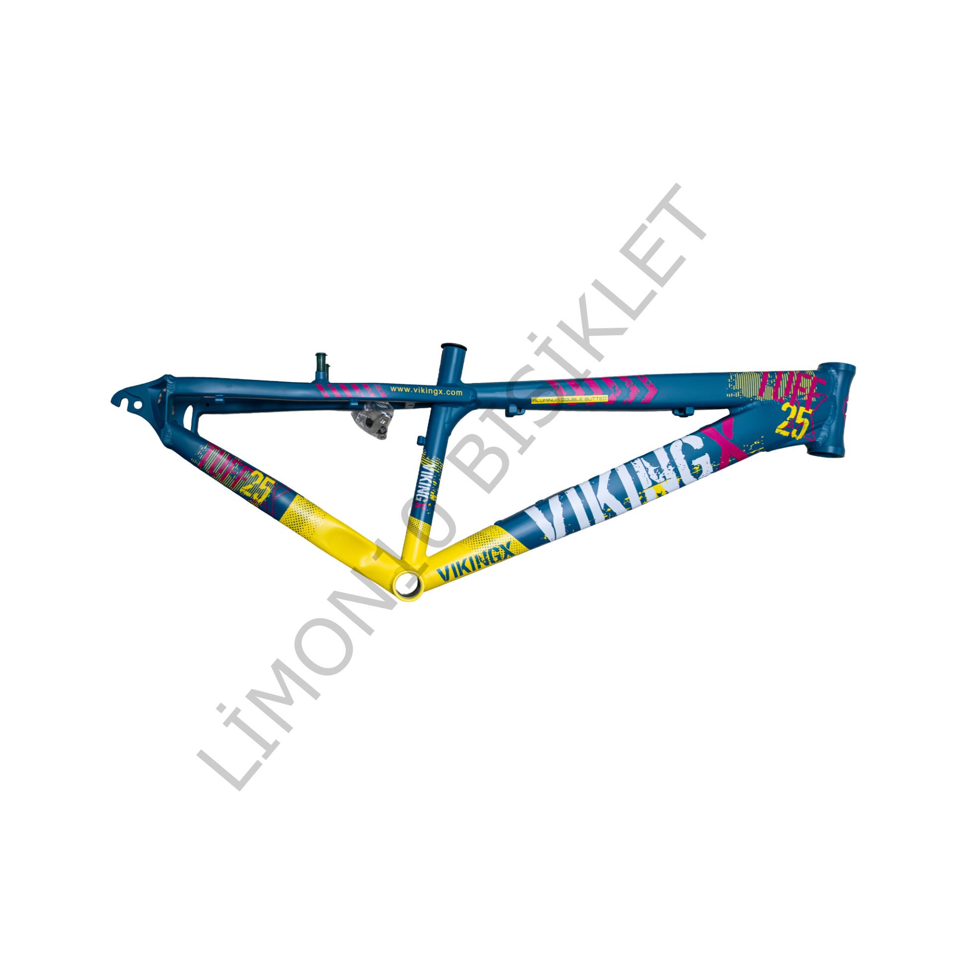 VikingX Tuff X-25 Dirt Jump Aliminyum Kadro Yeşil-Sarı
