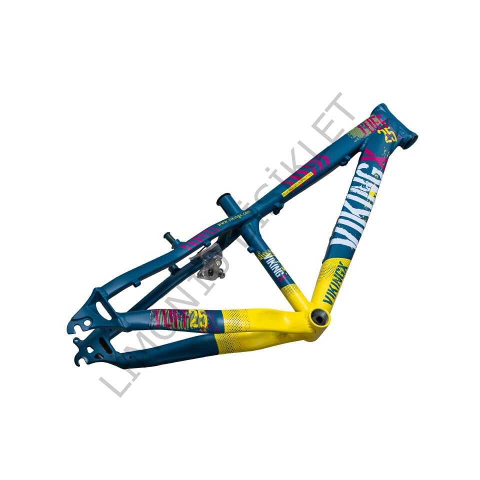 VikingX Tuff X-25 Dirt Jump Aliminyum Kadro Yeşil-Sarı