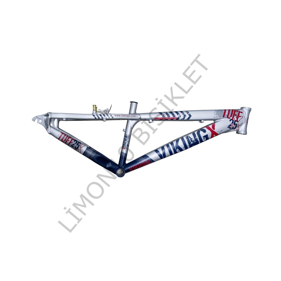 VikingX Tuff X-25 Dirt Jump Aliminyum Kadro Mavi-Gümüş