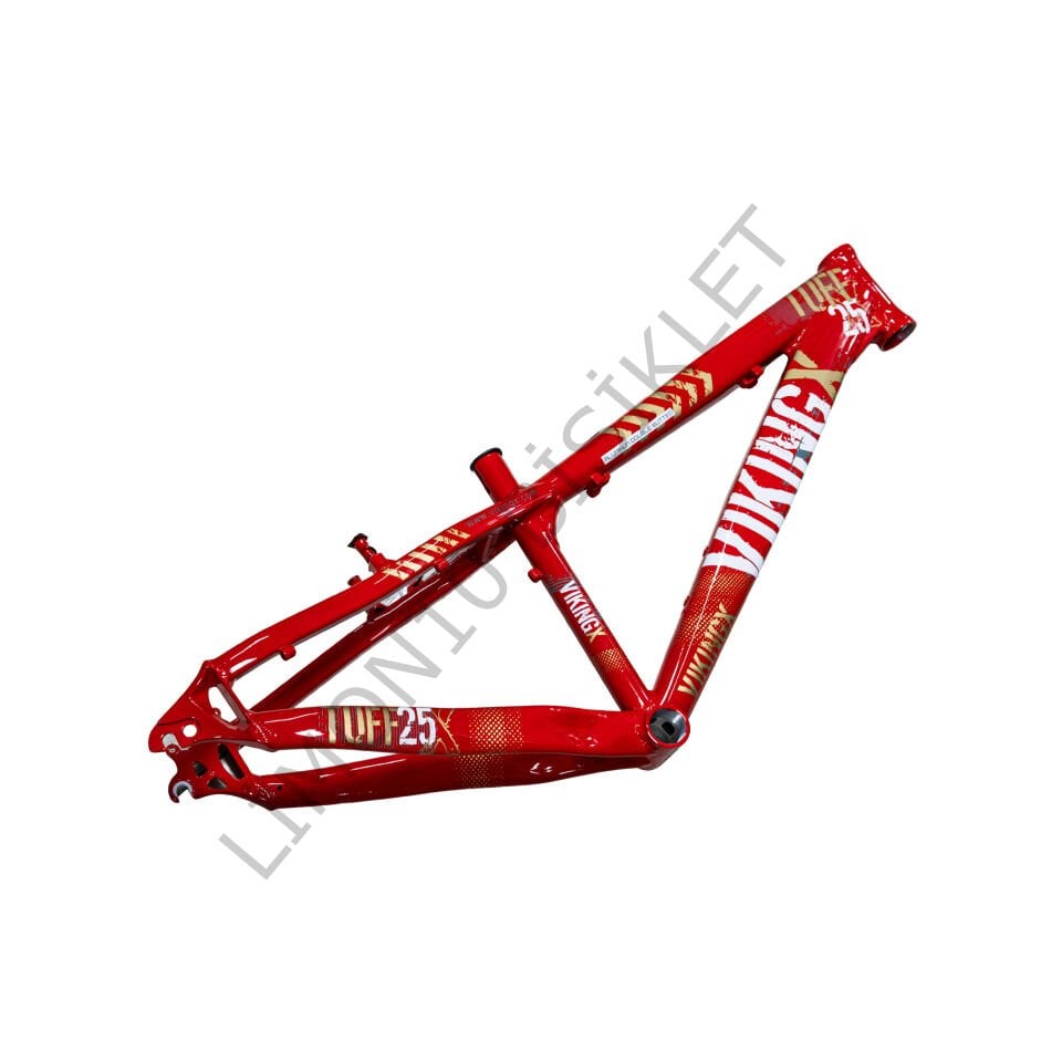 VikingX Tuff X-25 Dirt Jump Aliminyum Kadro Kırmızı
