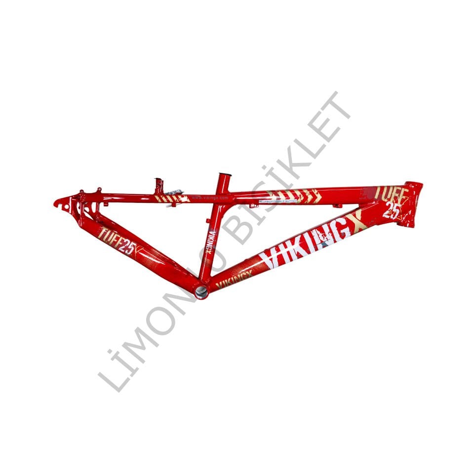 VikingX Tuff X-25 Dirt Jump Aliminyum Kadro Kırmızı
