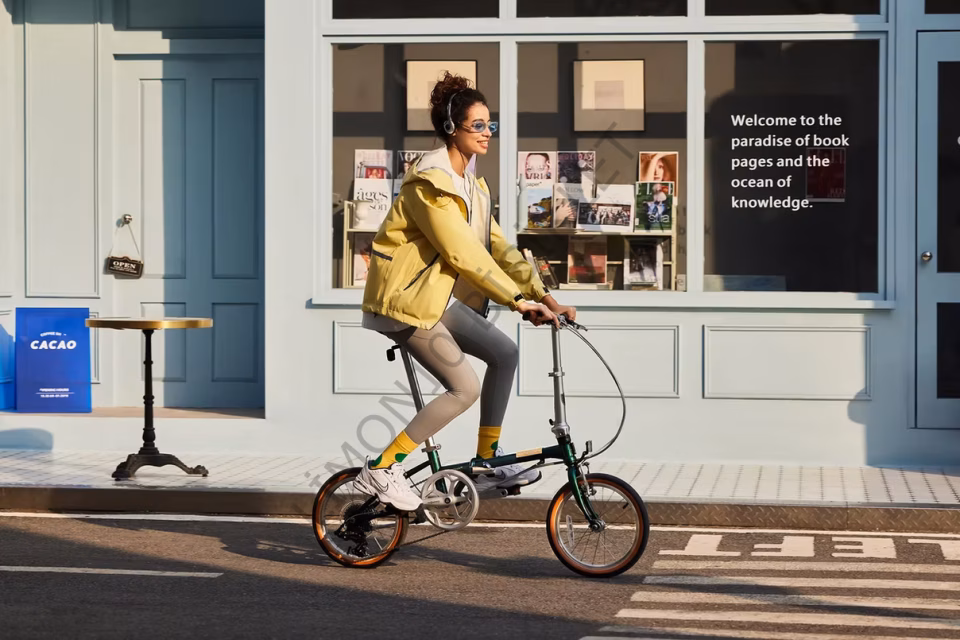 Dahon 2026 Boardwalk D7 16Jant Katlanır Bisiklet Yeşil