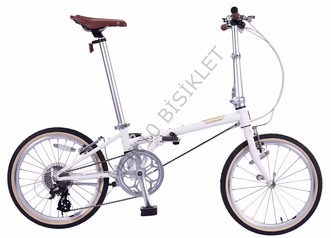 Dahon 2026 Boardwalk D8 20 Jant Katlanır Bisiklet Beyaz