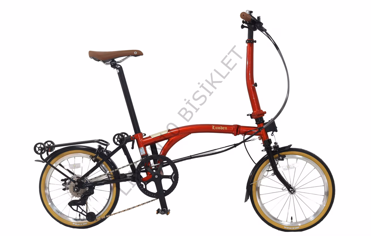 Dahon 2026 Lunden 16 Jant  Katlanır Bisiklet Kırmızı