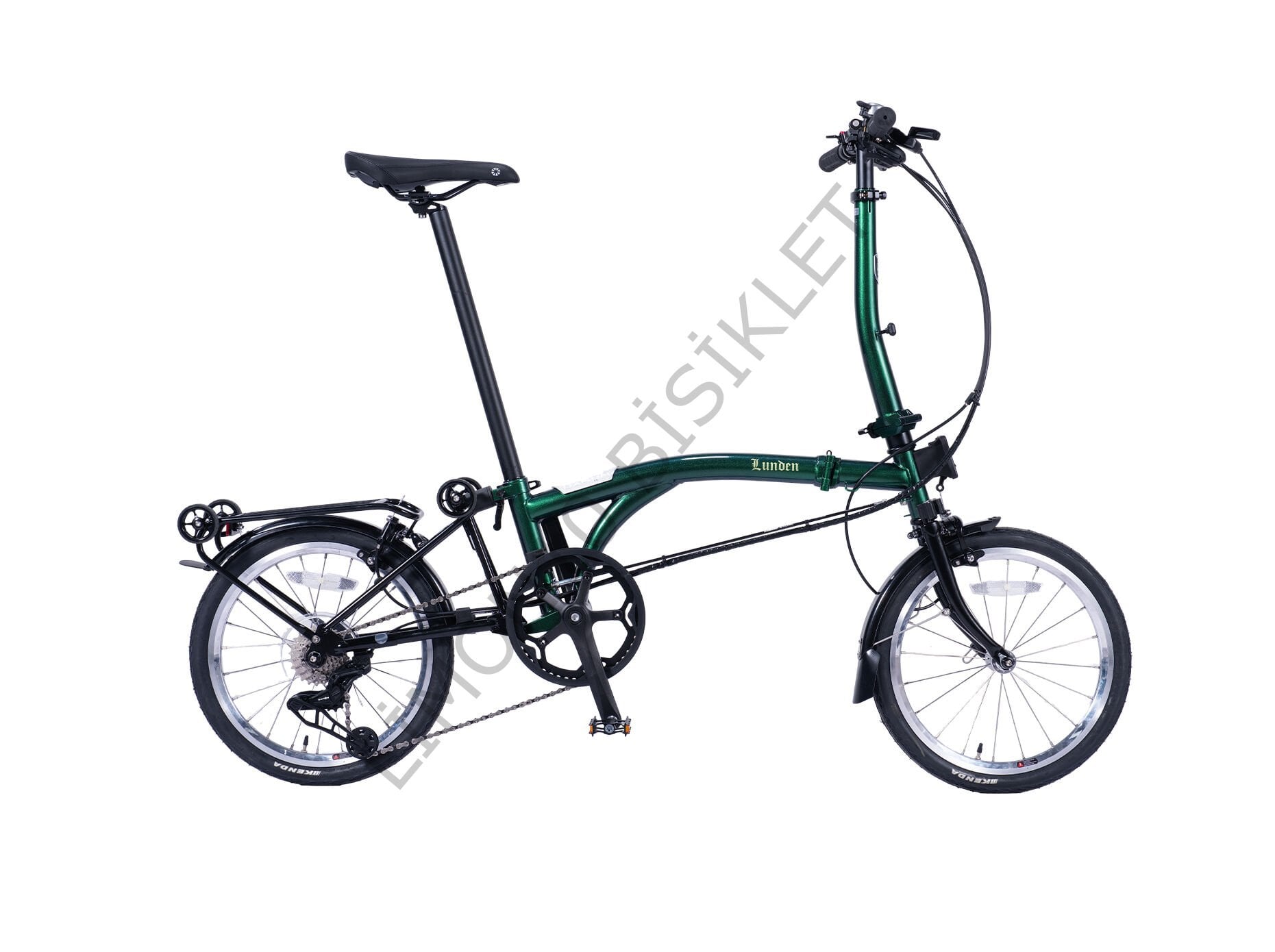 Dahon 2026 Lunden 16 Jant Katlanır Bisiklet Yeşil