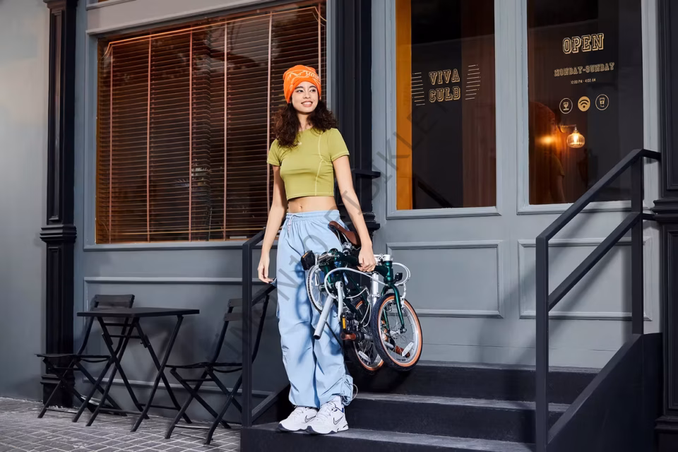Dahon 2026 Boardwalk D7 16 Jant Katlanır Bisiklet Gold