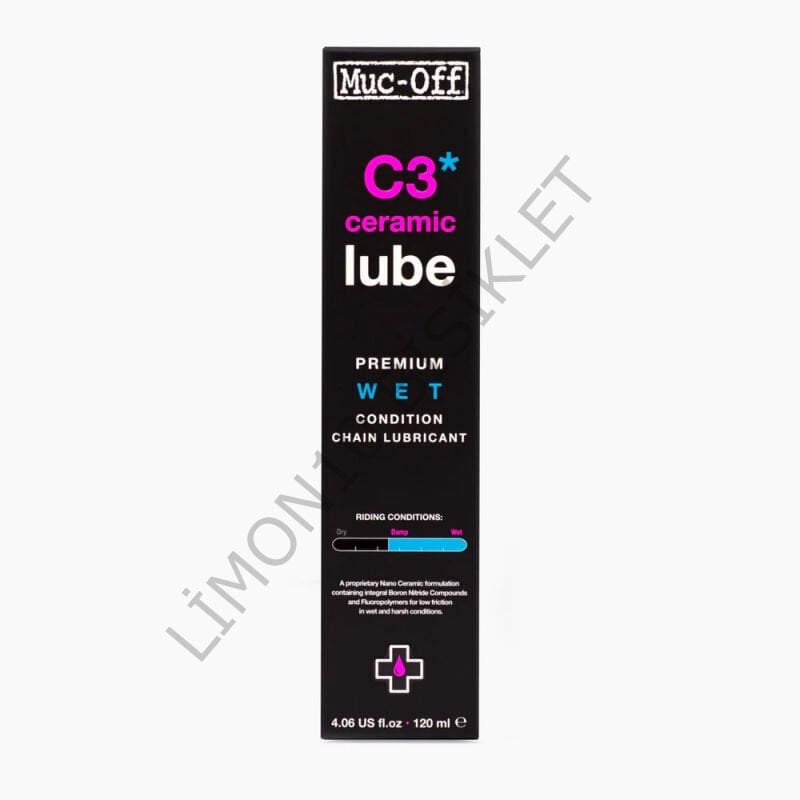 Muc-Off C3 Islak Hava Seramik Zincir Yağı120ml