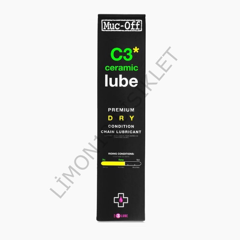 Muc-Off C3 Seramik Kuru Hava Zincir Yağı 120ml