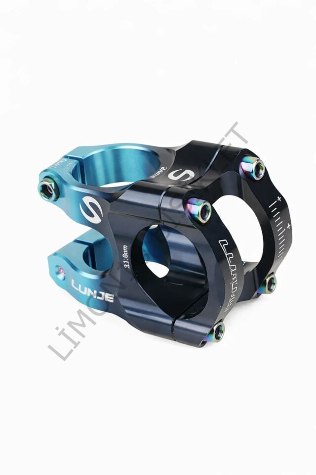 LUNJE Siyah Mavi Gidon Boğazı 31.8 mm